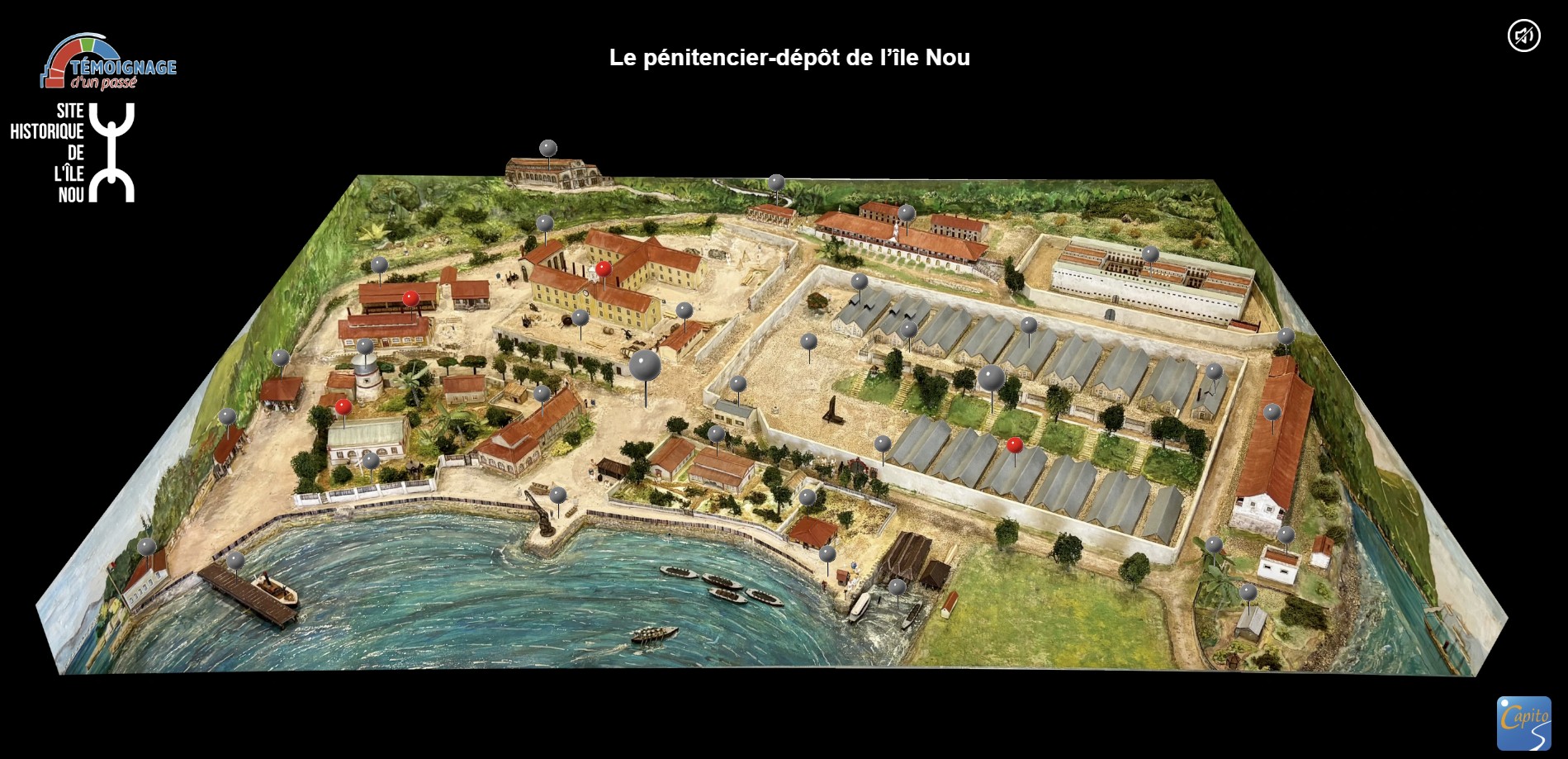Visite virtuelle du pénitencier de l Ile Nou