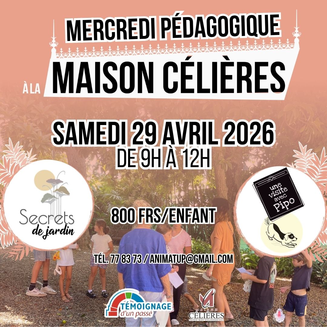 Mercredi pédagogique à la Maison Célières