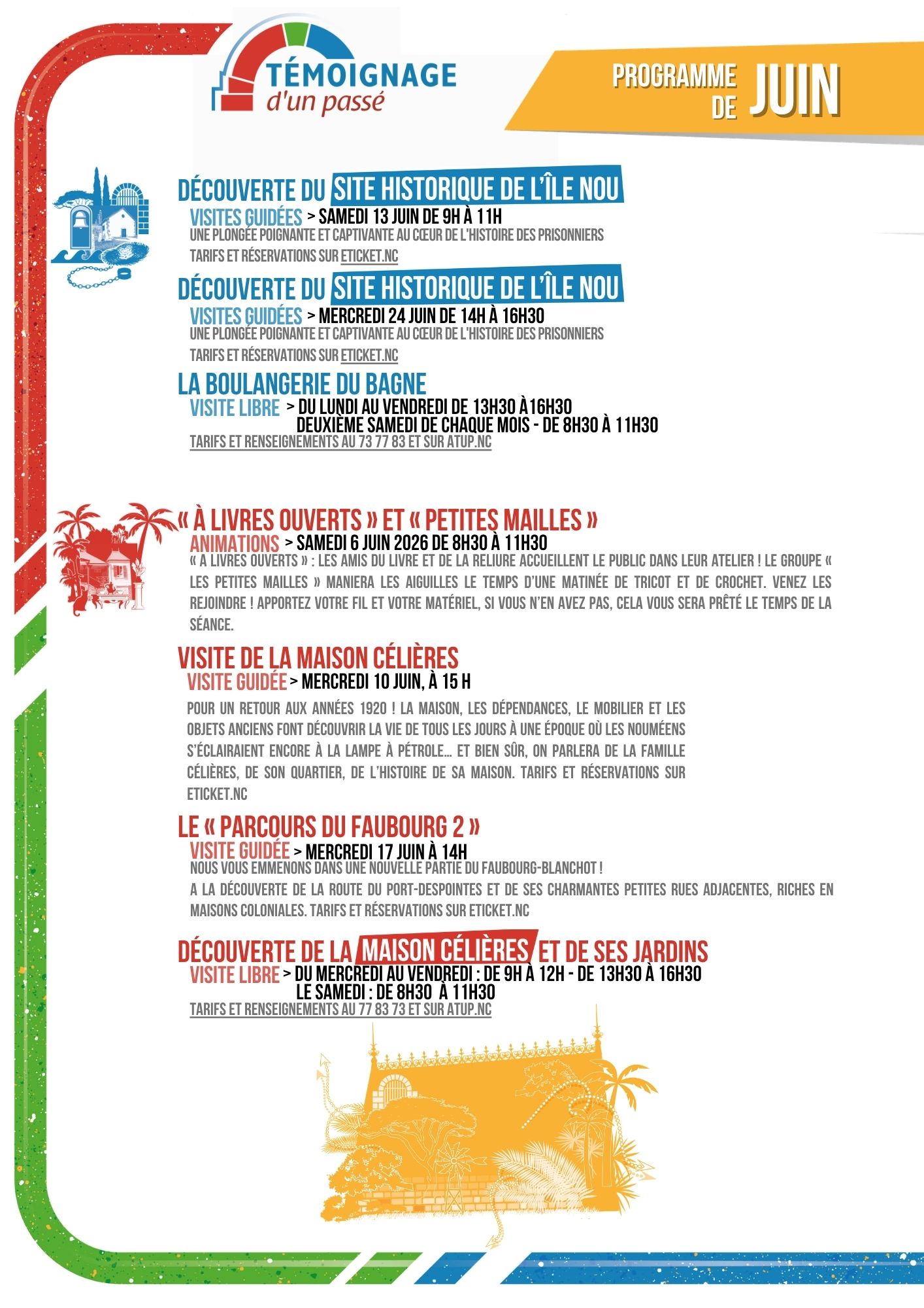 Programme de Juin de l'ATUP
