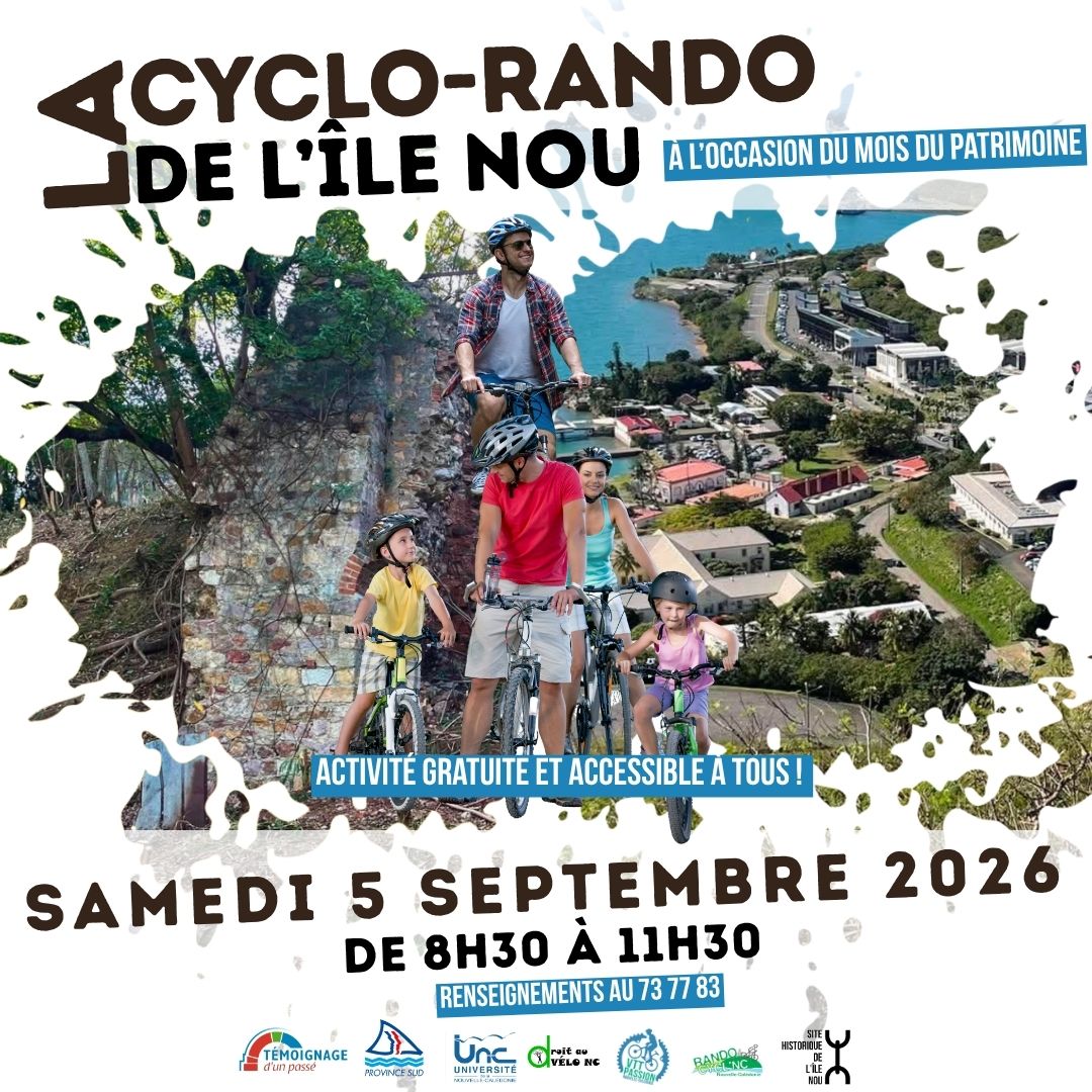 La cylco-rando de l'Île Nou