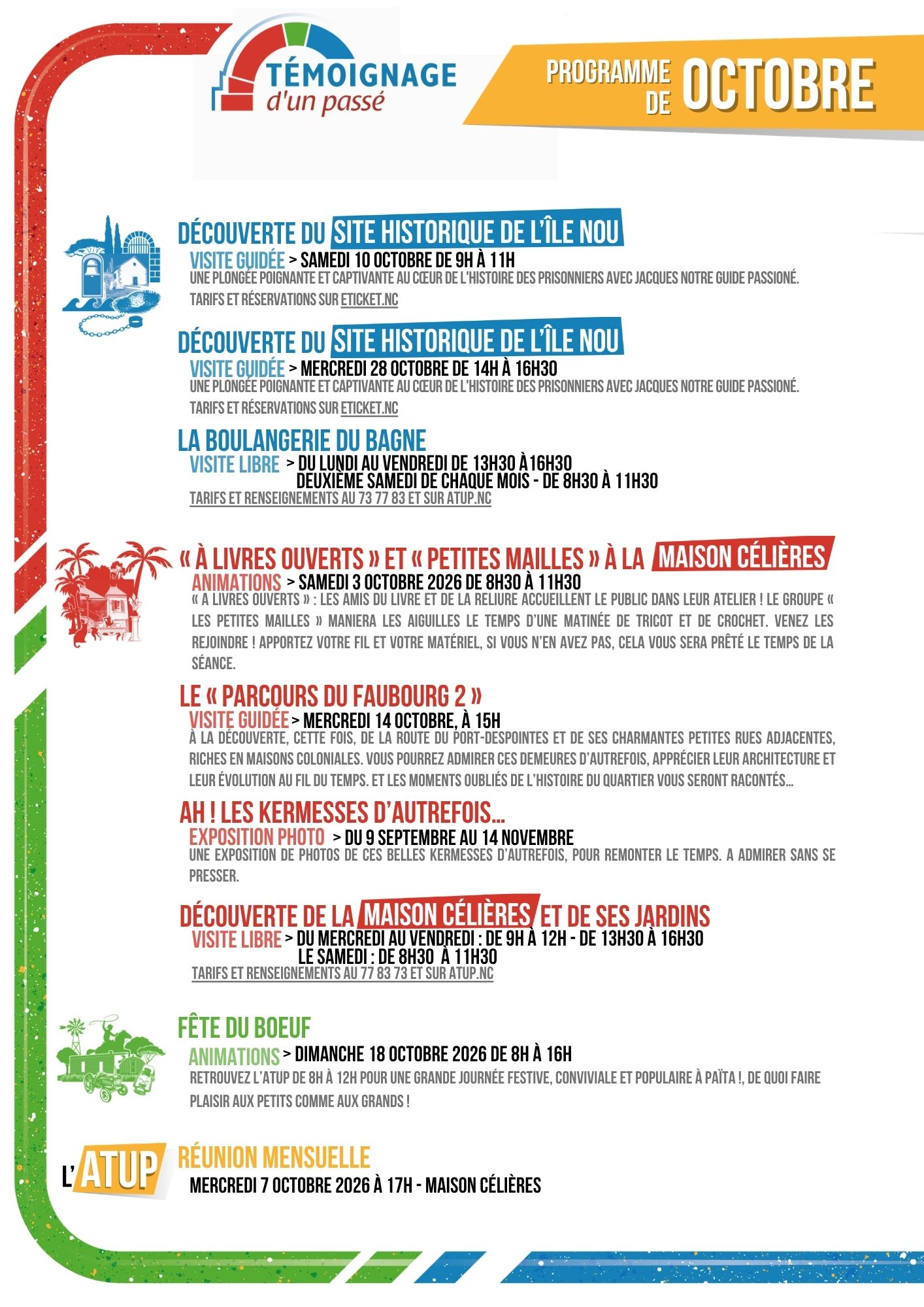 Programme ATUP octobre