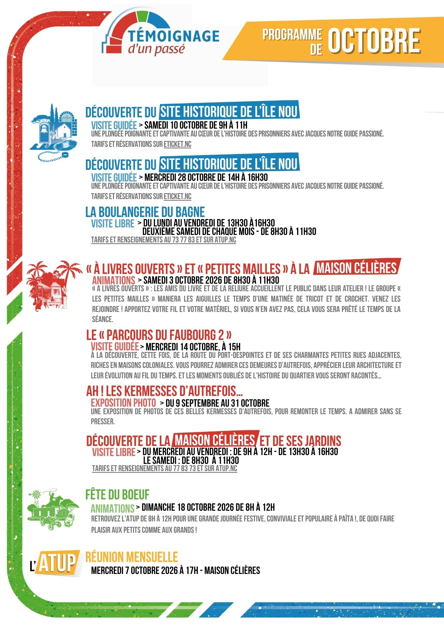 Programme ATUP octobre